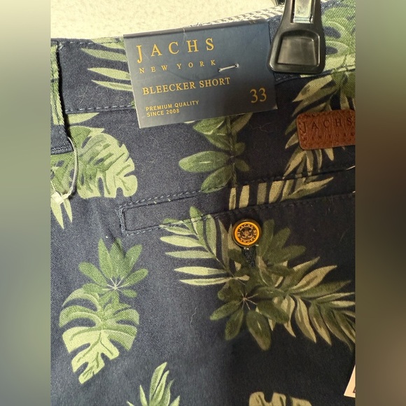 Jachs NY Printed Stretch Chino Short. Size 33. - Picture 2 of 7